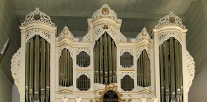 Orgel der Kirche in Ulsnis