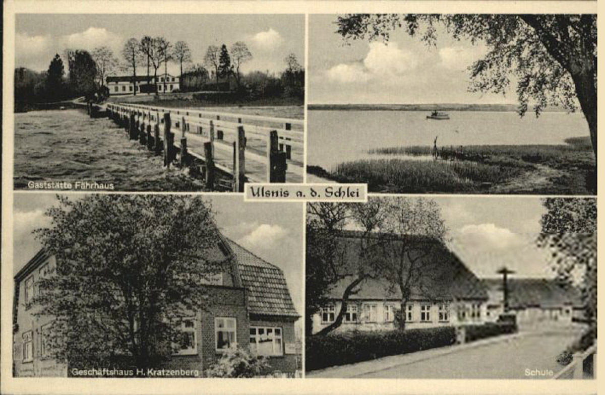 Postkarte von Ulsnis an der Schlei