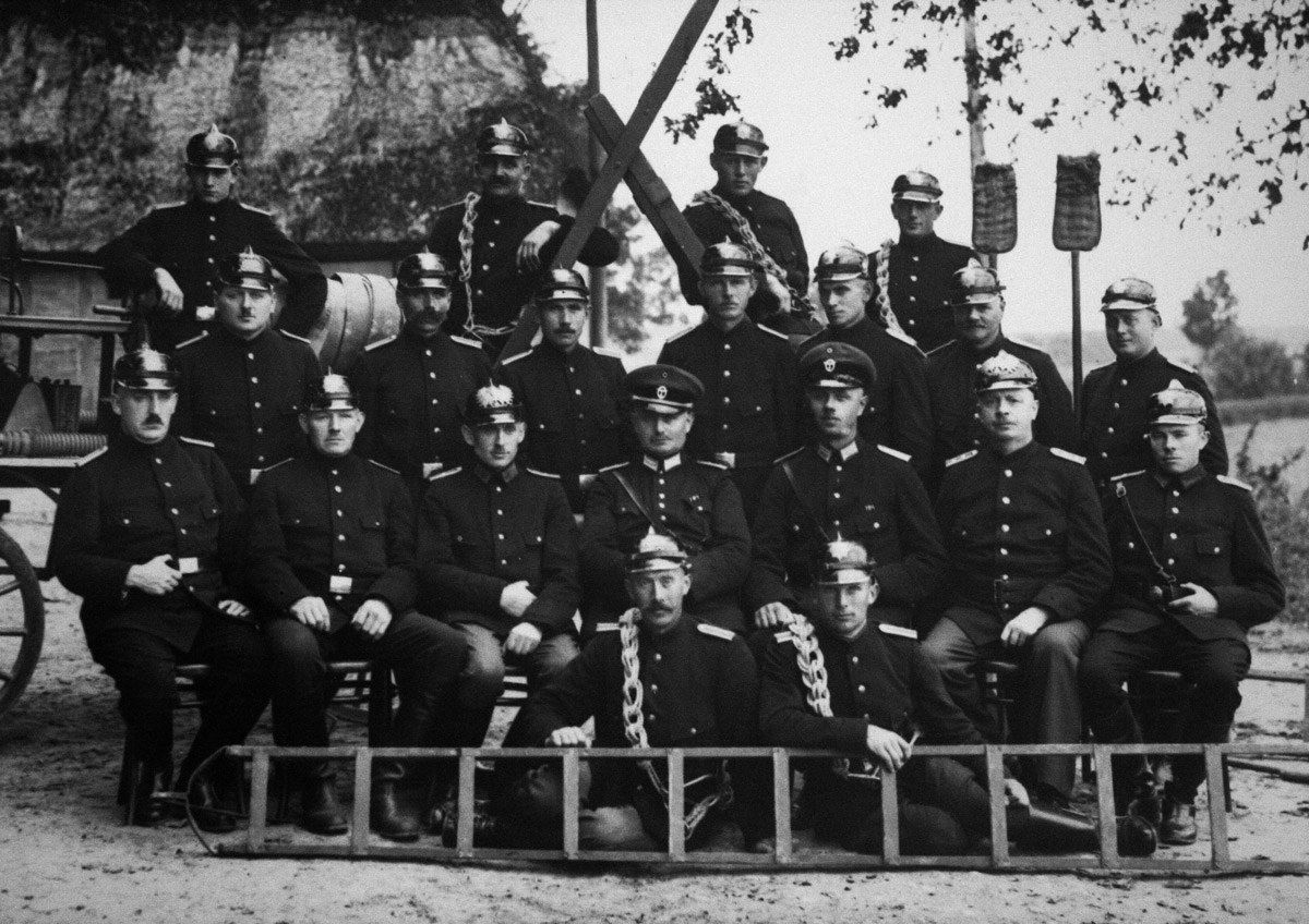 Freiwillige Feuerwehr Gunneby im Jahr 1936