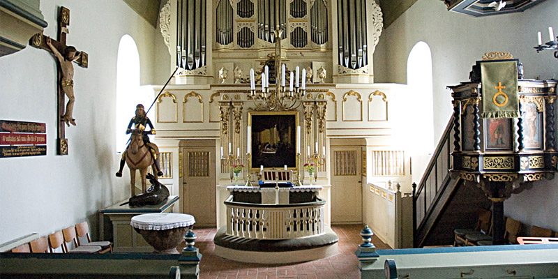 Orgel in der St. Wilhadi-Kirche zu Ulsnis