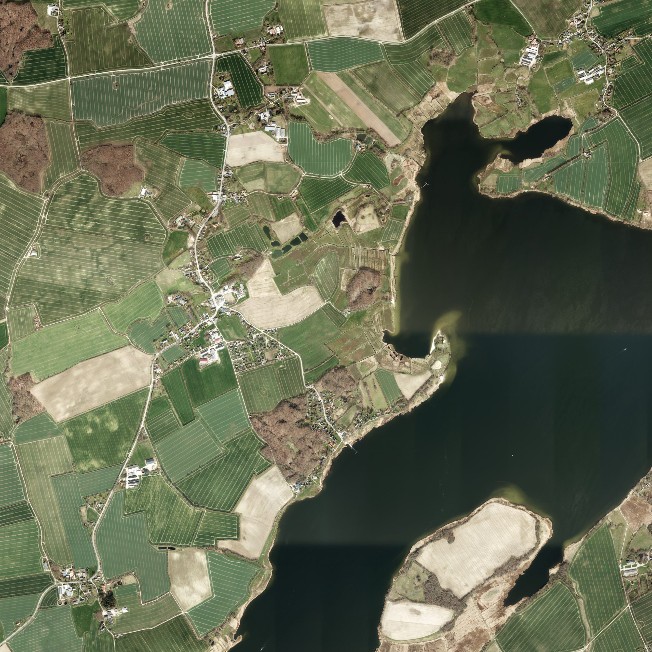 Ulsnis aus der Luft Gemeinde Ulsnis