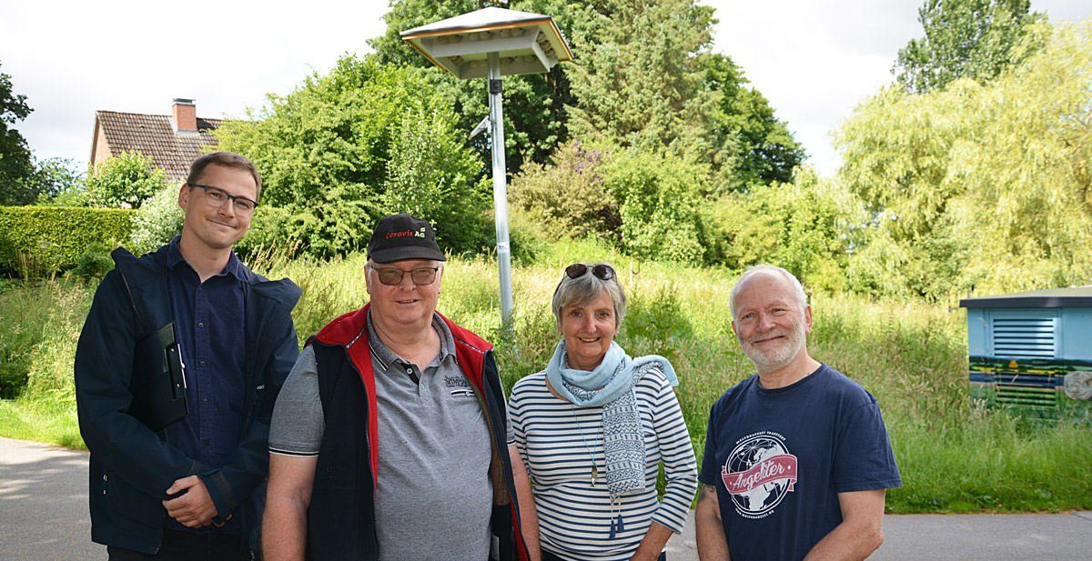 Neuer Schwalbenturm in Gunneby. Foto: Uwe Wallenstein.