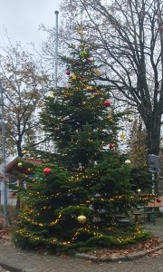 Weihnachtsbaumschmücken Foto: Goedecke Der geschmückte Weihnachtsbaum mit Lichterkette.
