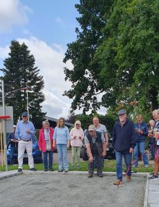 Einweihung Boulebahn Ulsnis (8) Boulspielende
